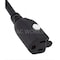 Ac Works SJTW Extension Cord, 14 AWG, Indoor/Outdoor, 14/3, 1 Outlets, 5-15R, Black, PVC, 5-15P, 10 ft S515PR-120QL - alternate 4